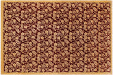 handmade Modern Kafkaz Red Gold Hand Knotted RECTANGLE 100% WOOL area rug 9' x 12'