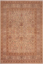 handmade Traditional Kafkaz Tan Tan Hand Knotted RECTANGLE 100% WOOL area rug 8'X10'