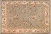 handmade Traditional Kafkaz Gray Ivory Hand Knotted RECTANGLE 100% WOOL area rug 8x10