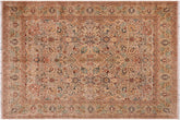handmade Traditional Lt. Tan Lt. Tan Hand Knotted RECTANGLE 100% WOOL area rug 8' x 10'