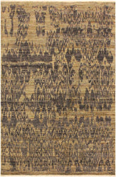 handmade Modern Kafkaz Gray Blue Hand Knotted RECTANGLE 100% WOOL area rug 4X6