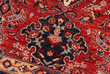 handmade Transitional Kafkaz Red Blue Hand Knotted RECTANGLE 100% WOOL area rug 8 x 10