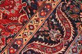 handmade Transitional Kafkaz Red Blue Hand Knotted RECTANGLE 100% WOOL area rug 8 x 10