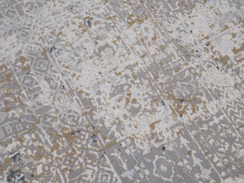 handmade Modern Abstract Gray Blue Machine Made RECTANGLE POLYESTER area rug 9x12