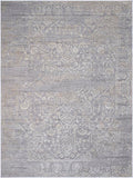 handmade Transitional Vintage Gray Beige Machine Made RECTANGLE POLYESTER area rug 9x12