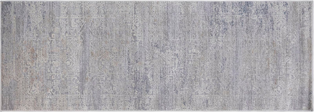 handmade Transitional Vintage Gray Beige Machine Made RECTANGLE POLYESTER area rug 9x12