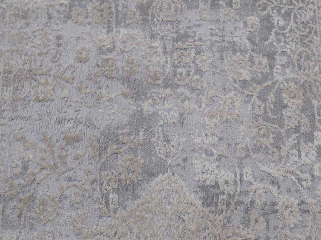 handmade Transitional Vintage Gray Beige Machine Made RECTANGLE POLYESTER area rug 9x12
