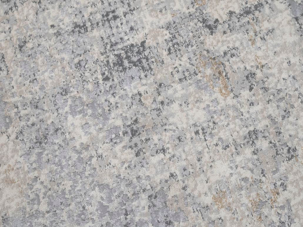 handmade Modern Abstract Grey Beige Machine Made RECTANGLE POLYESTER area rug 5x8