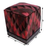 handmade Ottoman Pink Black HandmadeRECTANGLE 100% WOOL area rug