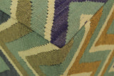 handmade  Ottoman Grey Ivory HandmadeRECTANGLE 100% WOOL area rug