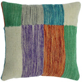 Shabby Chic Turkish Herring Hand Woven Kilim Throw Pillow
