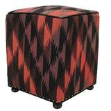 handmade Ottoman Pink Black HandmadeRECTANGLE 100% WOOL area rug