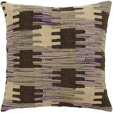 Rustic Turkish Sam Hand Woven Kilim Throw Pillow