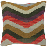 Geometric Turkish Nery Hand Woven Kilim Throw Pillow