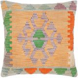 Modern Turkish Denis Hand Woven Kilim Throw Pillow