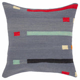 Bohemian Turkish Cherri Hand Woven Kilim Throw Pillow