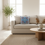 Sanford Floral Rustic Silk Pillow