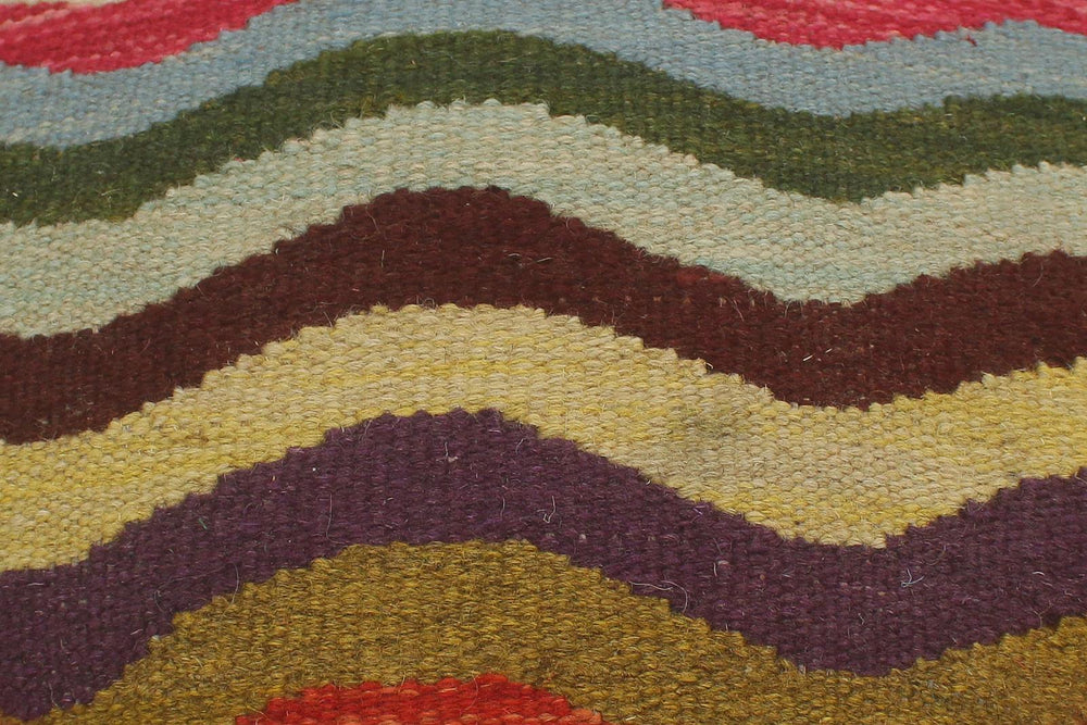 handmade Blue Beige Hand-made ROUND