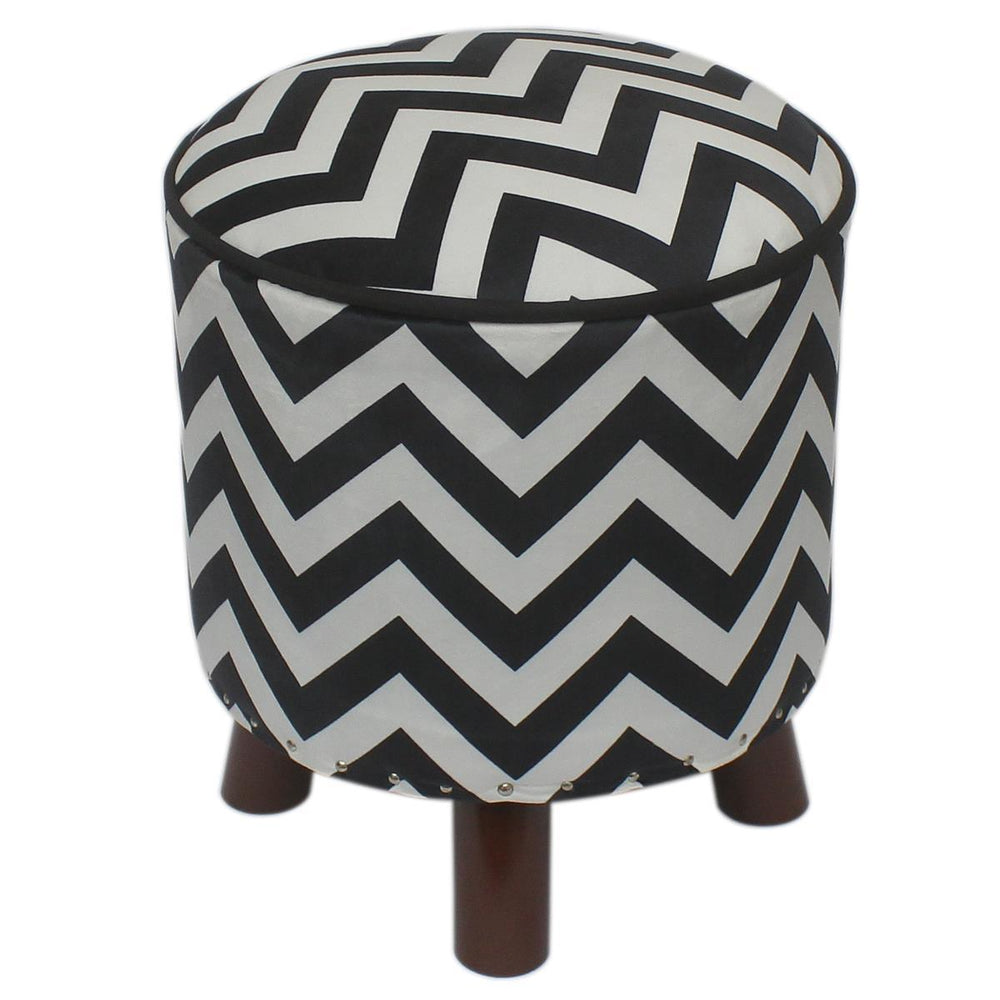 handmade Ivory Black Hand-made ROUND VELVET area rug