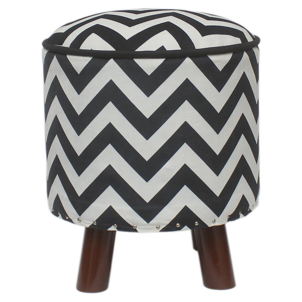 handmade Ivory Black Hand-made ROUND VELVET area rug