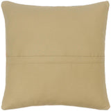 handmade Tribal Turkish Antique Beige Blue Hand-Woven SQUARE 100% WOOL pillow