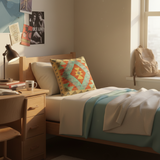 Boho Chic Turkish Wills Hand Woven Kilim Pillow