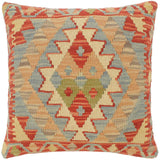 handmade Tribal Turkish Antique Rust Black Hand-Woven RECTANGLE 100% WOOL pillow