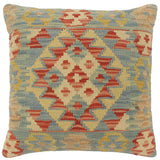 Boho Chic Turkish Finch Hand Woven Kilim Pillow