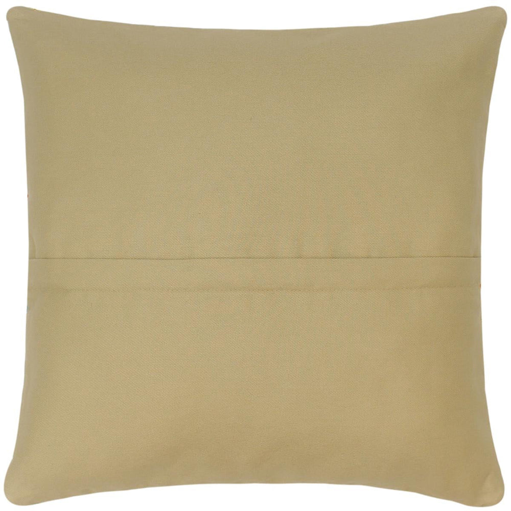 handmade Tribal Turkish Antique Red Blue Hand-Woven SQUARE 100% WOOL pillow