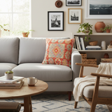 Rustic Turkish Lacey Hand Woven Kilim Pillow