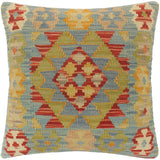 Bohemian Turkish Yu Hand Woven Kilim Pillow
