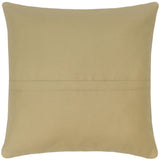 handmade Modern Beige Green Hand-Woven SQUARE 100% WOOL Pillow