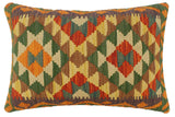 Turkish Boho Chic Findlay Hand Woven Kilim Pillow