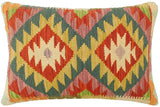 Turkish Rustic Fogarty Hand Woven Kilim Pillow