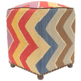 Urban Nadia Handmade Kilim Upholstered Ottoman
