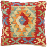 Boho Chic Turkish Tyrrell Hand Woven Kilim Pillow