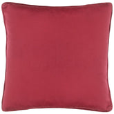 handmade Pillow Red Red Hand-Woven SQUARE VELVET pillow