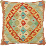 Tribal Turkish Sammut Hand Woven Kilim Pillow