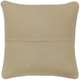 handmade Modern Red Beige Hand-Woven SQUARE 100% WOOL Pillow