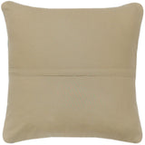 handmade Modern Red Beige Hand-Woven SQUARE 100% WOOL Pillow
