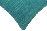 handmade Modern Green Green Hand-Woven SQUARE 100% WOOL Pillow