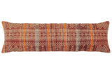 Antique Turkish Tribal McLoughl Kilim Lumbar Pillow