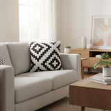 Bohemian Warburto Printed Italian Velvet Handmade Pillow