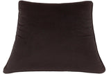 handmade Pillow Black Black Hand-Woven SQUARE VELVET pillow