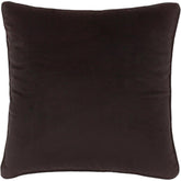 handmade Pillow Black Black Hand-Woven SQUARE VELVET pillow