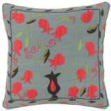 Rustic Wilkes Kilim Suzani Handmade Pillow