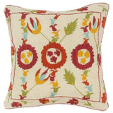 Boho Chic Burge Kilim Suzani Handmade Pillow