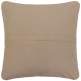 handmade Traditional Pillow Beige Blue Hand-Woven SQUARE 100% WOOL Handmade pillow