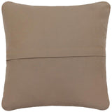 handmade Traditional Pillow Beige Red Hand-Woven SQUARE 100% WOOL Handmade pillow