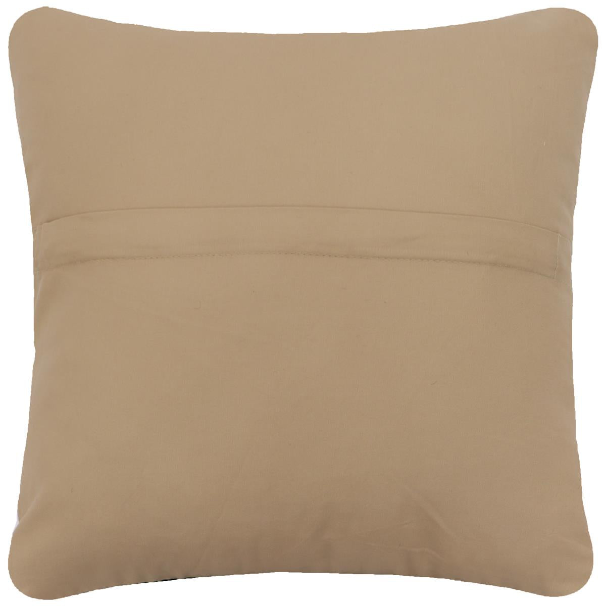 handmade Modern Pillow Beige Black Hand-Woven SQUARE 100% WOOL  Hand woven turkish pillow  2 x 2